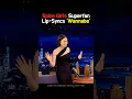 Lagu Lily Collins lip-syncs