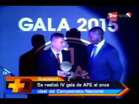 Se realizó IV gala de AFE el once ideal del campeonato nacional