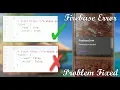 THE FIREBASE ERROR Permission Denied THE TUBE KING