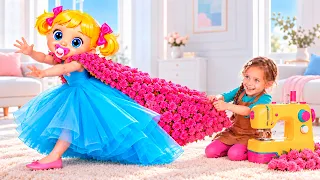 Mary y Mia cuidan a las muñecas bebé… ¡pero cada una tiene un problema!