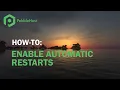 How to enable auto restarts on your Minecraft Server UPDATED IN DESCRIPTION