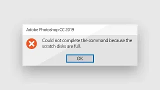  Scratch Disks are Full ? The Final Solution in Photoshop!