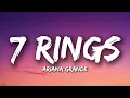 Ariana Grande - 7 rings (Lyrics)