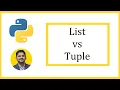 Difference between List and Tuples in Python List vs Tuple Amit Thinks