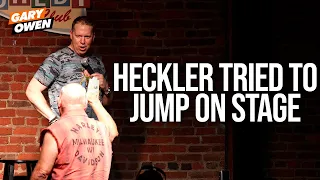 Heckler Tried To Run On Stage Gary Owen
