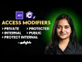 Mastering Access Modifiers Explained In Tamil dot net tutorial for beginners in tamil