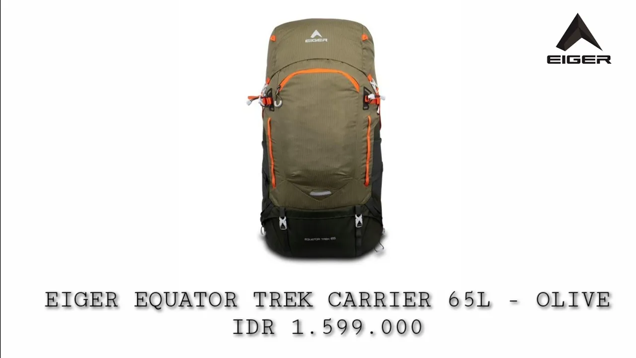 Review Tas Gunung EIGER EXCELSIOR 75+15 Liter Ergospino |Backpack Carrier EIGER BLACK BORNEO SERIES