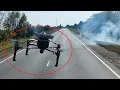 Truck Driver Film Drone Destroying His Truck