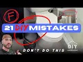 21 DIY Mistakes to Avoid in Your Bathroom Remodel