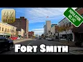 Driving Around Fort Smith Arkansas in 4k