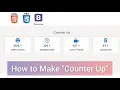 How to make Counter Up on Website 2021 HTML CSS