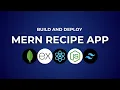Build a MERN Recipe App with Auth CRUD Routing Full-Stack Tutorial