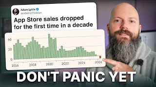 App Store sales dropped for the first time in 10 years