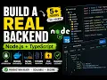 NodeJS Beyond Basics w TypeScript TypeORM MySQL Docker 5 hour course real-world project