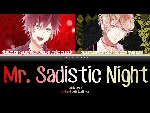 Download MP3 Diabolik Lovers (ディアボリックラヴァーズ) - (Ayato \u0026 Shu) Mr. Sadistic Night Color Coded Lyrics