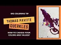 BIG COLORING TIP - How to choose COLORS and VALUES in Querkles coloring book by Thomas Pavitte