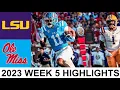 LSU vs Ole Miss AMAZING GAME College Football Week 5 2023 College Football Highlights