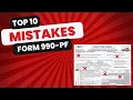 10 common mistakes on private foundation tax returns 990-PF