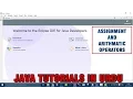 Java Tutorial In - Assignment And Arithmetic Operators
