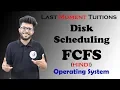 FCFS Disk Scheduling Algorithm in Hindi Operating System Lectures in Hindi