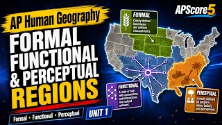 Formal Functional Perceptual Regions Explained AP Human Geography Unit 1