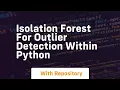 Isolation forest for outlier detection within python