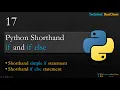 17 python shorthand simple if and if else in Hindi Technical BaatCheet By Rajiv sir
