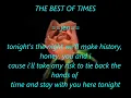 the best of times - styx