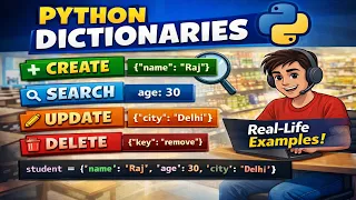 Python Dictionary Explained Create Search Update Delete Real-Time Examples