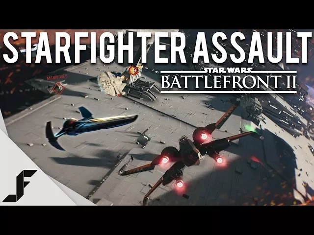 STAR WARS BATTLEFRONT II STARFIGHTER ASSAULT GAMEPLAY - Exclusive