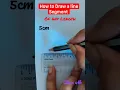 How to Draw a line Segment Of any Length Maths