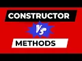 difference between constructor and methods computer application icse Java class10 padhaikrlo