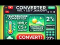 How to Build a Temperature Converter with Code