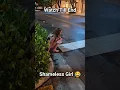 Shameless Girl Pissing On Road #shorts #shortsfeed #viral #tranding #naughtygirl