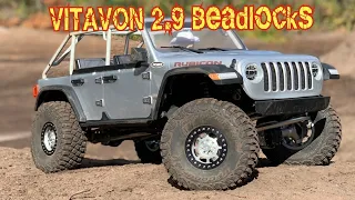 SCX6 with Vitavon Beadlocks it gets SHINY
