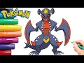 How To Draw Mega Garchomp Pokemon