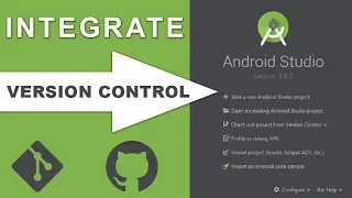 Android Studio Git Integrate version control Android Studio