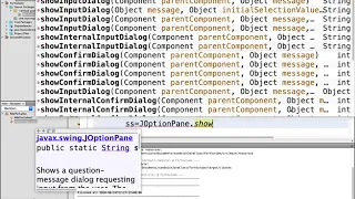 Java Graphical User Interface using JOptionPane Exercise