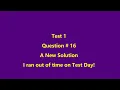 LSU MATH 2057 Corrections Test 1 and 2