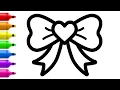 Coloring and Drawing Bows for Kids - Fun Coloring Book