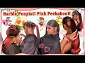 Sleek Barbie Ponytail With Pink Skunk Stripes 2022 Hot Trending Hairstyle