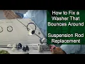 How to Fix an Amana Washer that Bounces Around or Makes Noise During Spin Mode - Replacing Rods