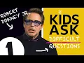 I would say Hawkeye Kids Ask Robert Downey Jr Difficult Questions
