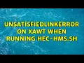 Ubuntu UnsatisfiedLinkError on xawt when running HEC-HMS sh