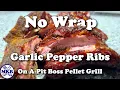NO WRAP Garlic Pepper Baby Back Ribs On A Pit Boss Pellet Grill