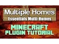 Multiple Homes Minecraft Tutorial - Essentials Plugin 1 21 5