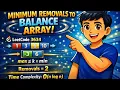 LeetCode 3634 Explained Minimum Removals to Balance Array Sliding Window Trick