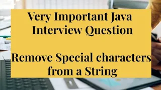 Remove Special Character from a String in Java