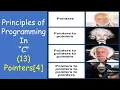 Principles of Programming C Lec13 Pointers 4
