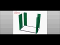 YardMaster Emerald Deluxe 6x5 GEYZ Metal Shed - Assembly